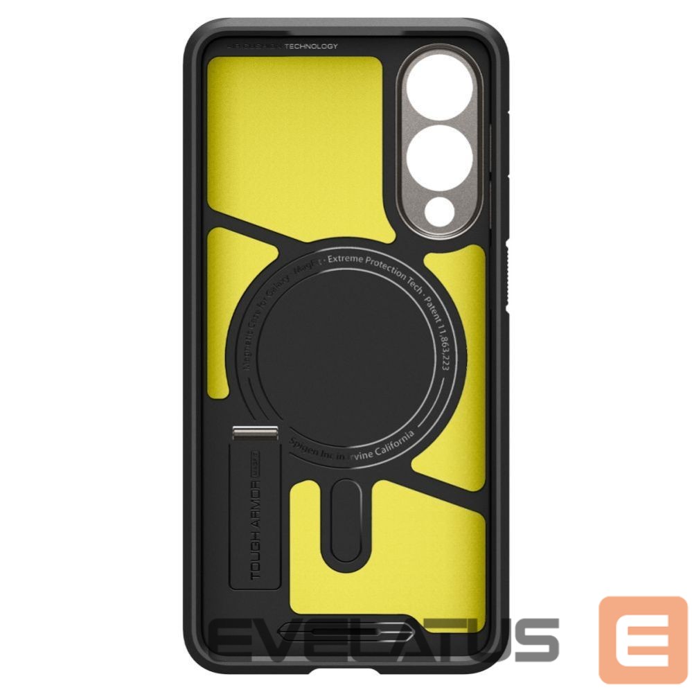 Kitos prekės Spigen Spigen Tough Armor MagSafe Case for Samsung Galaxy S25 Edge - Gray/Black