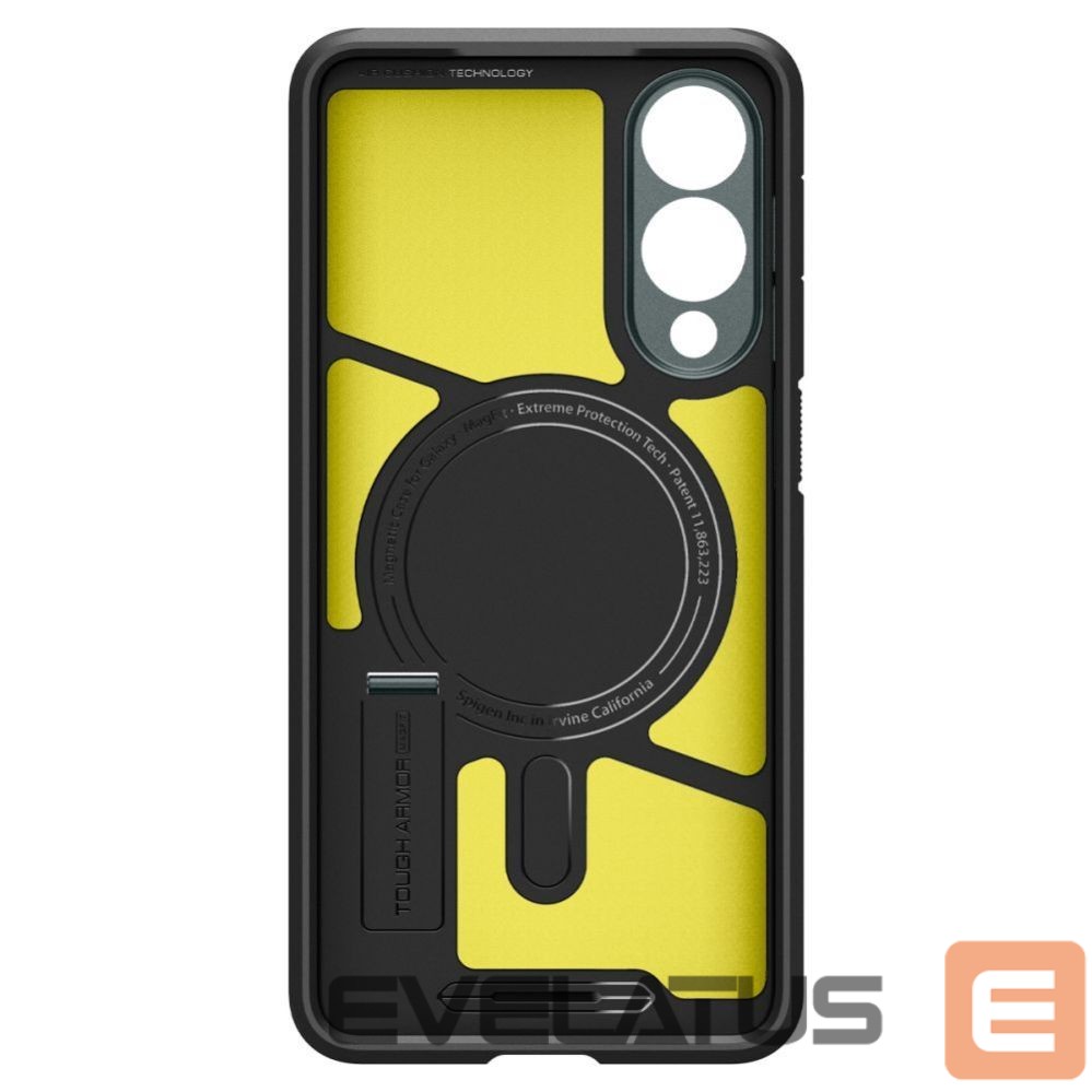 Kitos prekės Spigen Spigen Tough Armor MagSafe Case for Samsung Galaxy S25 Edge - Green/Black