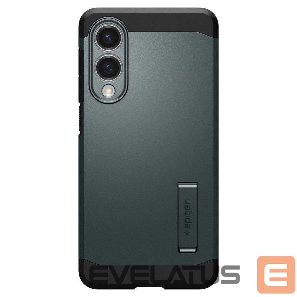 Kitos prekės Spigen Spigen Tough Armor MagSafe Case for Samsung Galaxy S25 Edge - Green/Black