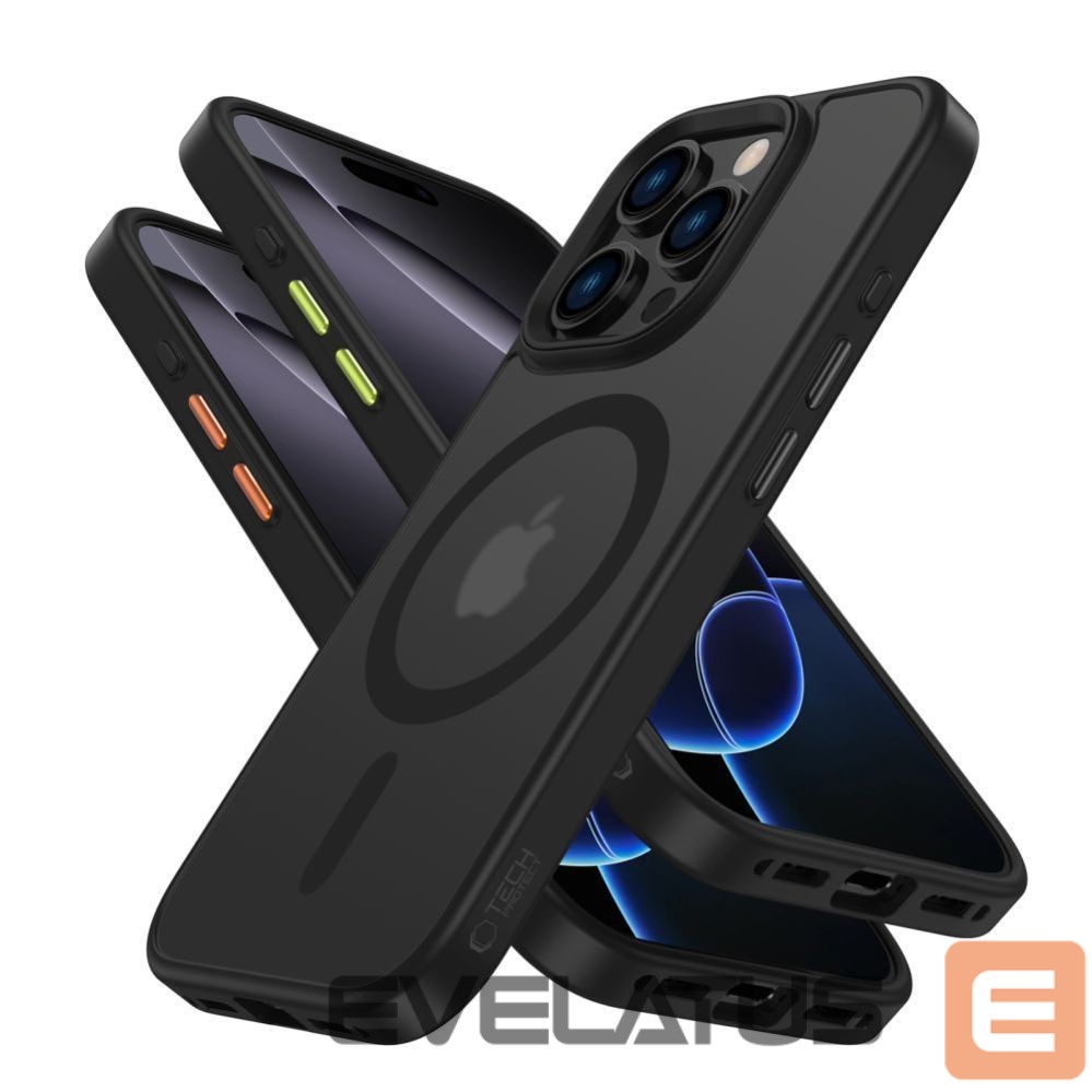 Kitos prekės Tech-Protect Tech-Protect MagMat Magsafe 3-set iPhone 16 Pro Max Case - Matte Black