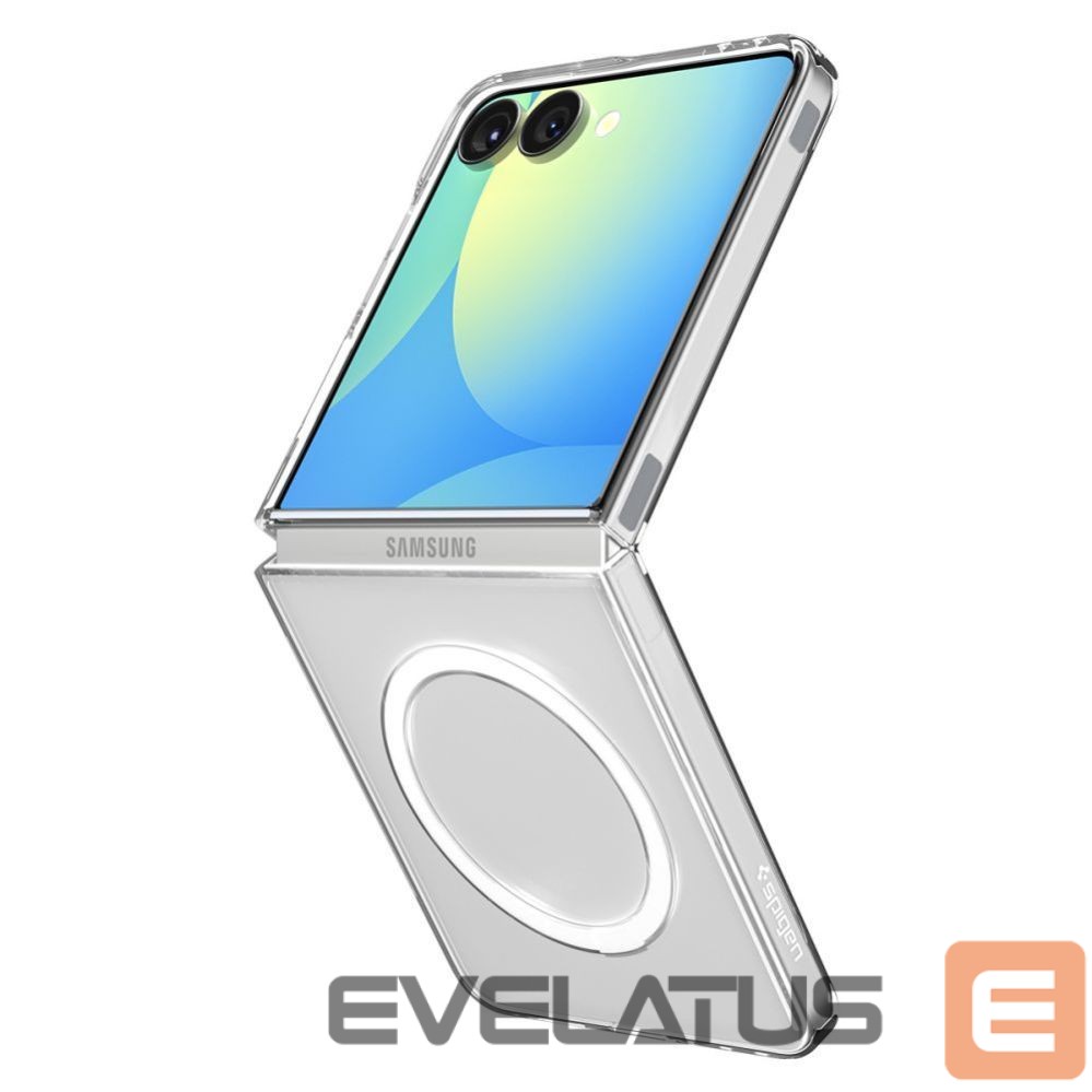 Kitos prekės Spigen Spigen AirSkin Mag MagSafe Case for Samsung Galaxy Z Flip 7 - Clear and White