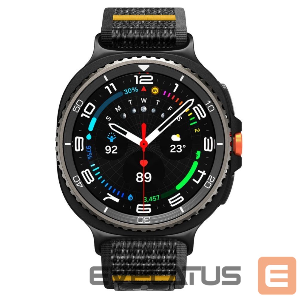 Kitos prekės Spigen Spigen Athlex Air Strap for Samsung Galaxy Watch 40/44/46mm - Black and Yellow