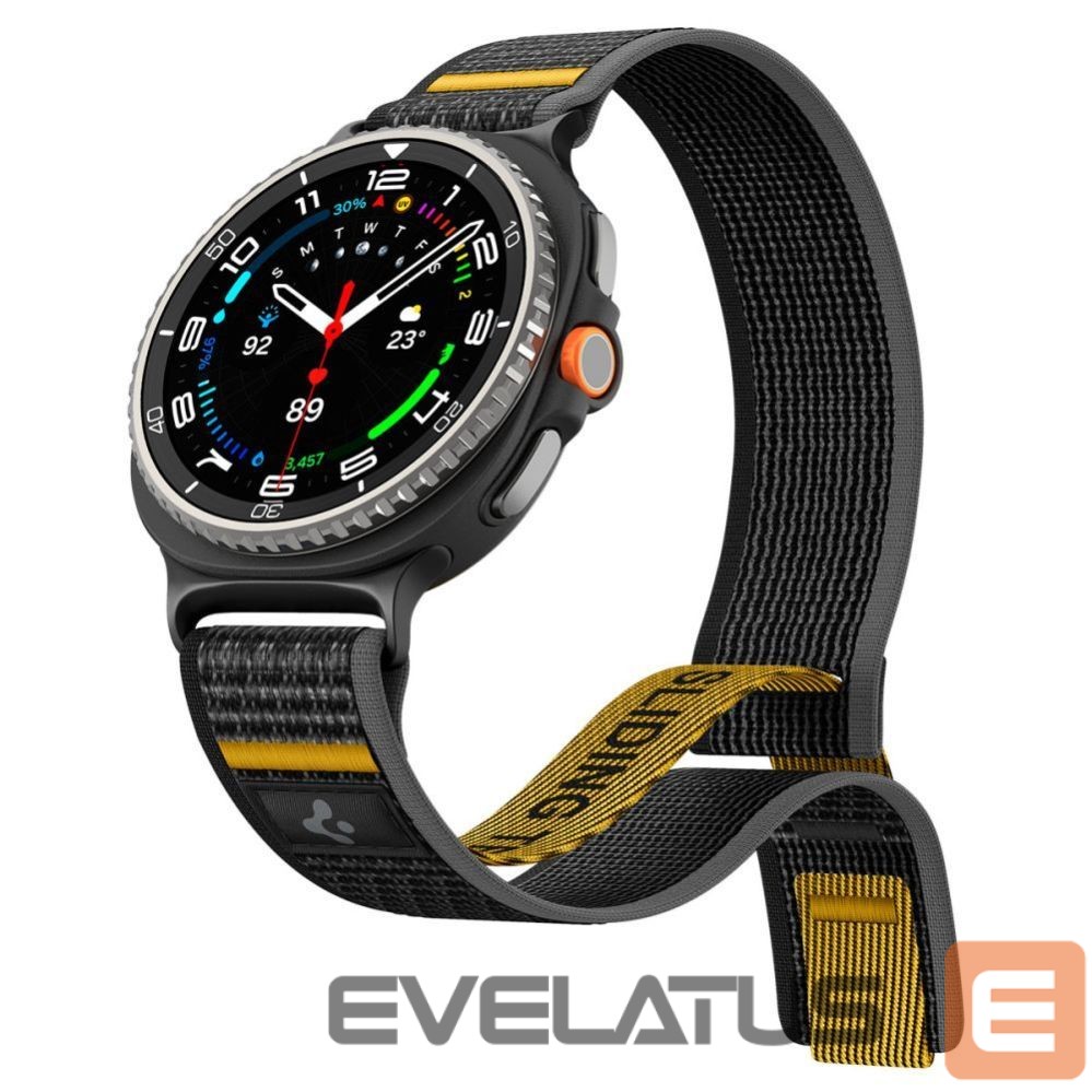 Kitos prekės Spigen Spigen Athlex Air Strap for Samsung Galaxy Watch 40/44/46mm - Black and Yellow