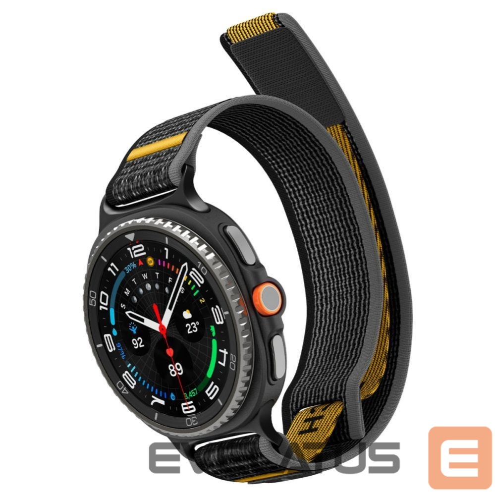 Kitos prekės Spigen Spigen Athlex Air Strap for Samsung Galaxy Watch 40/44/46mm - Black and Yellow
