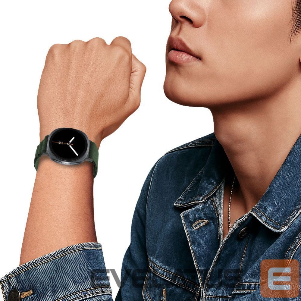 Kitos prekės Tech-Protect Tech-Protect Nylon Stripe Strap for Samsung Galaxy Watch 40/44/46 mm - Green