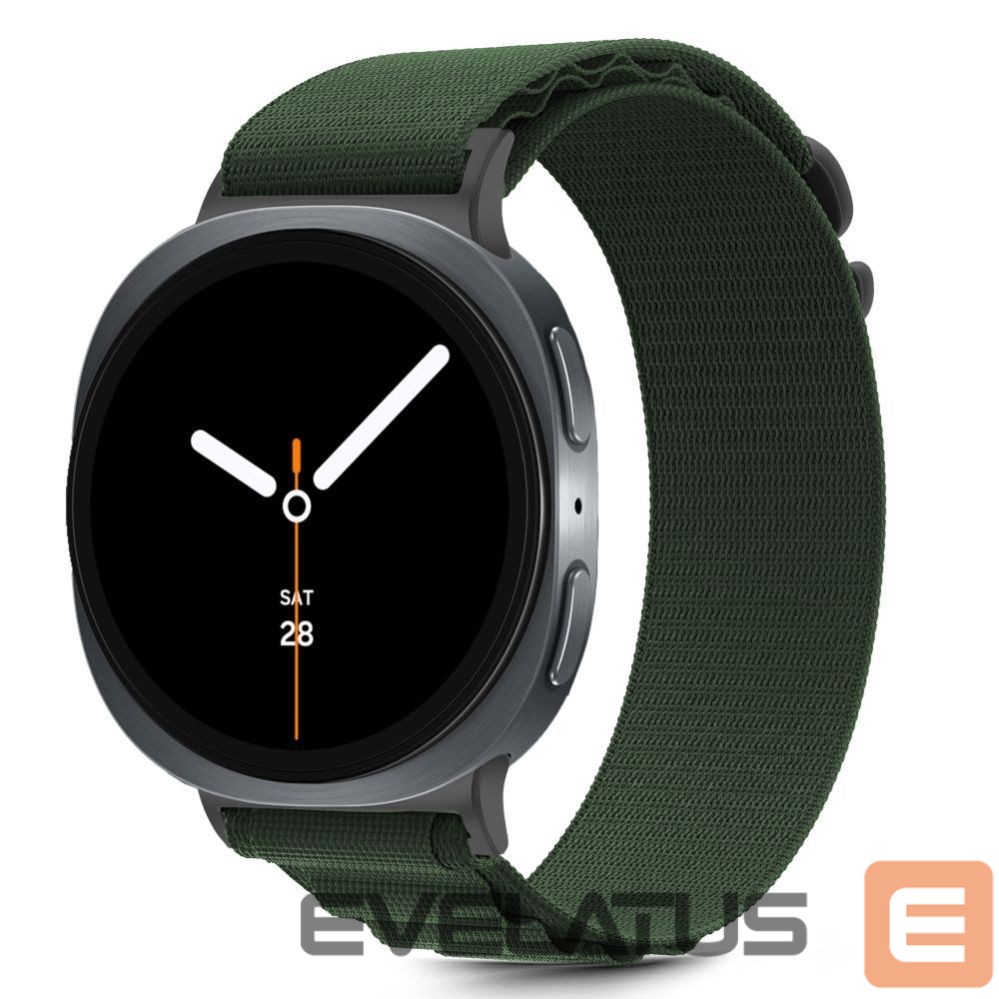 Kitos prekės Tech-Protect Tech-Protect Nylon Stripe Strap for Samsung Galaxy Watch 40/44/46 mm - Green