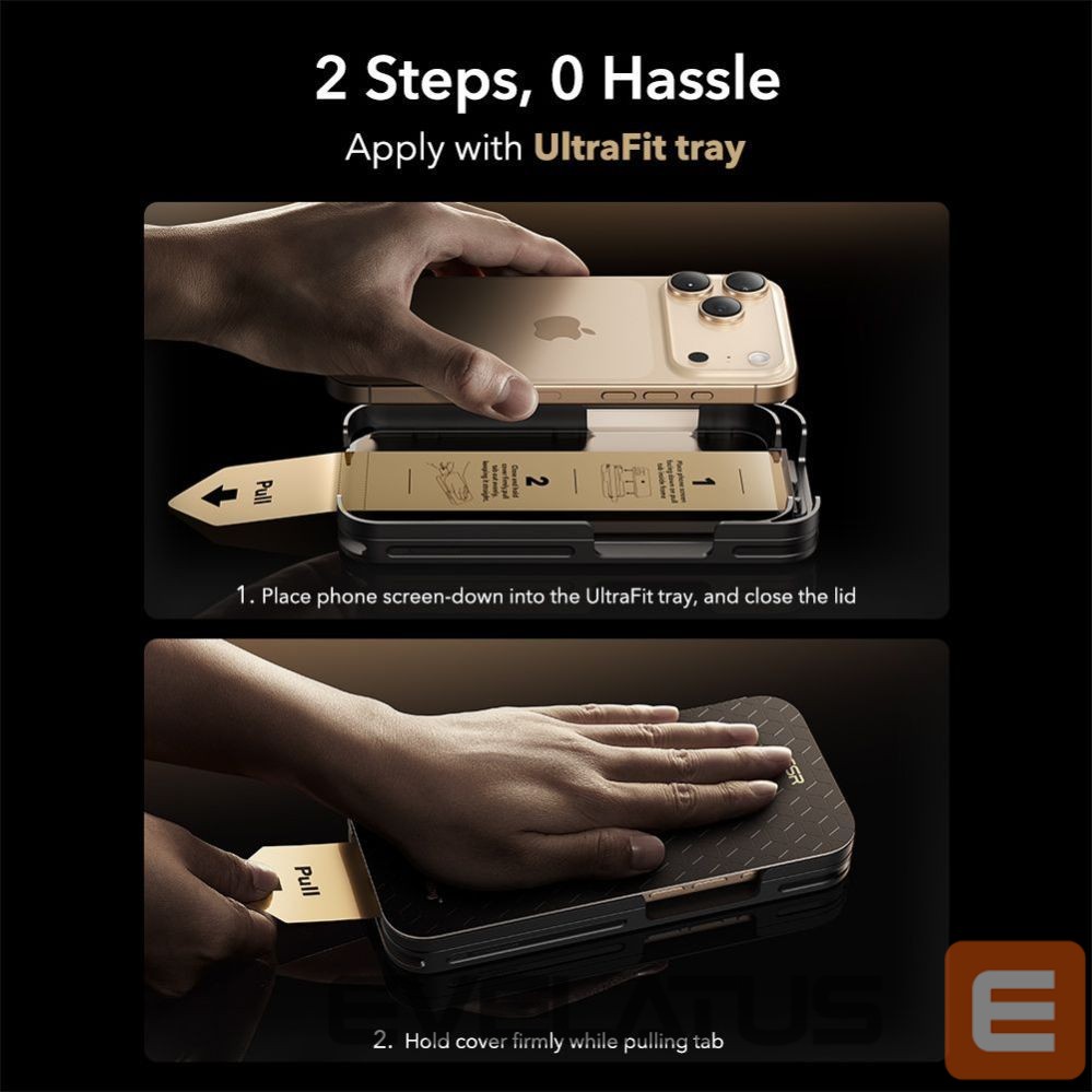 Kitos prekės ESR ESR UltraFit Armorite Pro Tempered Glass for iPhone 17 Pro - Clear