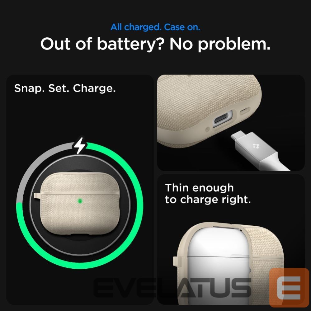 Kitos prekės Spigen Spigen Urban Fit Case for AirPods 3 - Beige