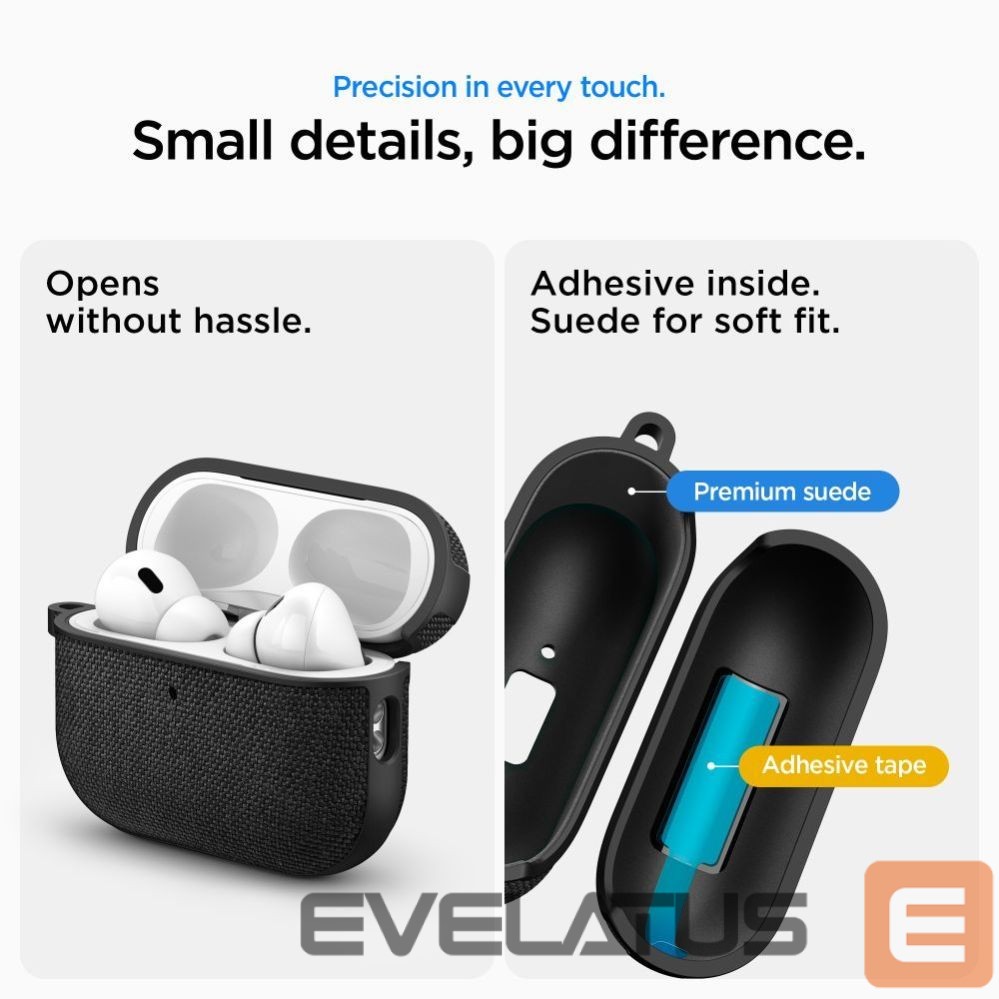 Kitos prekės Spigen Spigen Urban Fit Case for AirPods 3 - Black