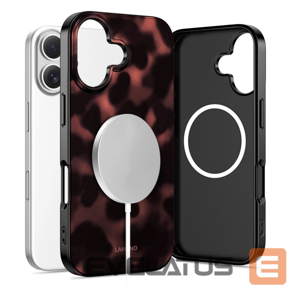 Kitos prekės Tech-Protect Tech-Protect Lamano MagSafe case for iPhone 17 - black and red