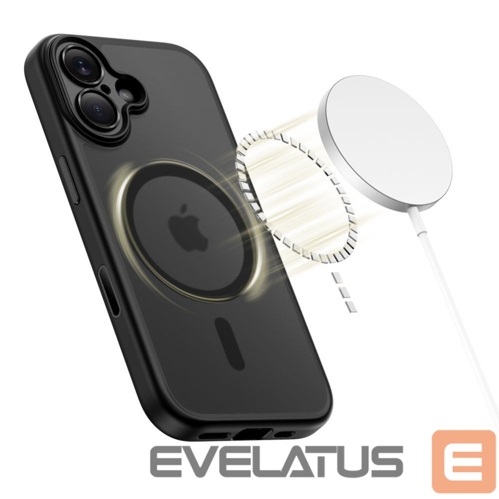 Kitos prekės Tech-Protect Tech-Protect Magpeak Magsafe CC Case for iPhone 17 - Matte Black