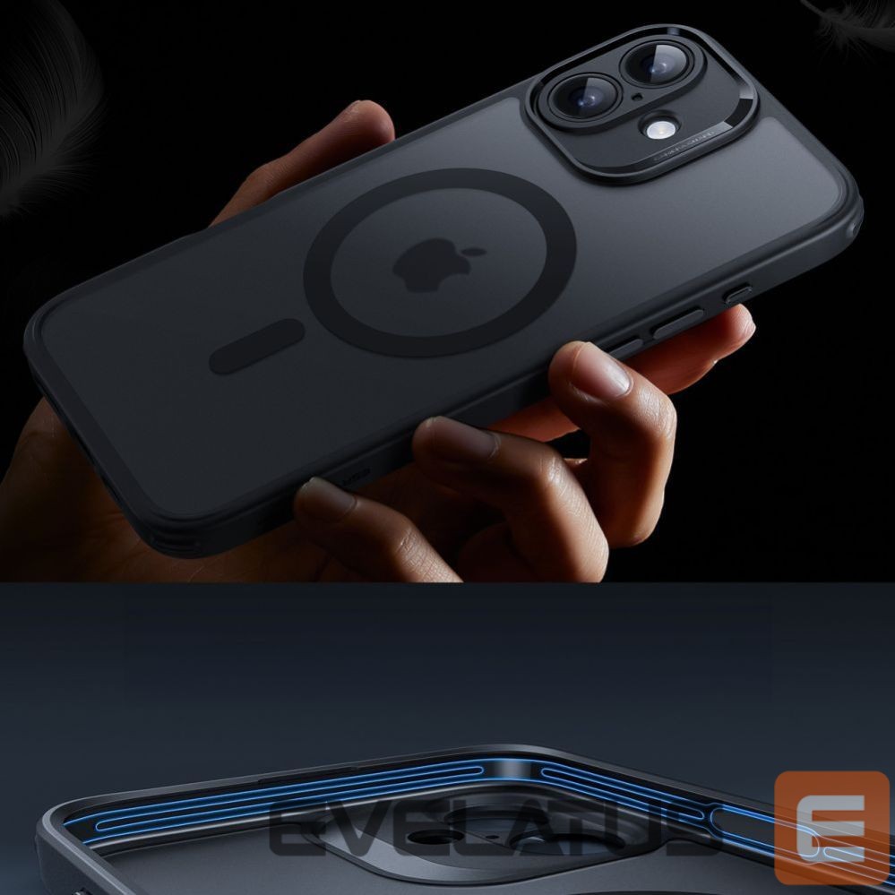 Kitos prekės ESR ESR Classic Pro Set Halolock MagSafe case for iPhone 16 - black