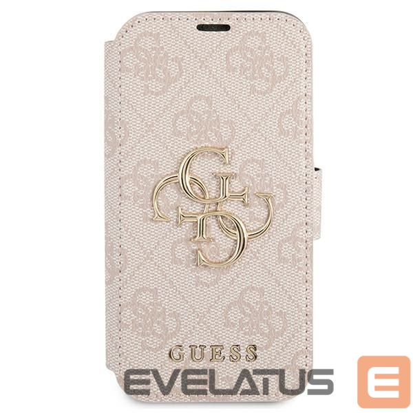 Kitos prekės Guess Guess GUBKP13X4GMGPI iPhone 13 Pro Max 6.7" pink/pink book 4G Big Metal Logo