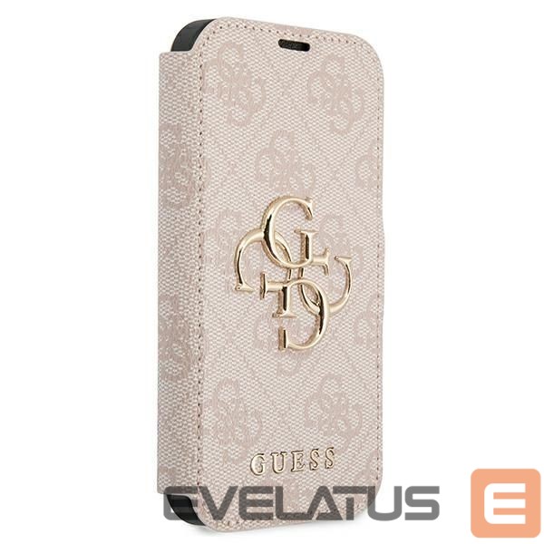 Kitos prekės Guess Guess GUBKP13X4GMGPI iPhone 13 Pro Max 6.7" pink/pink book 4G Big Metal Logo