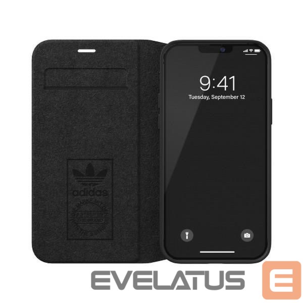 Kitos prekės Adidas Adidas OR Booklet Case PU for iPhone 12 / 12 Pro 6.1" - white and black