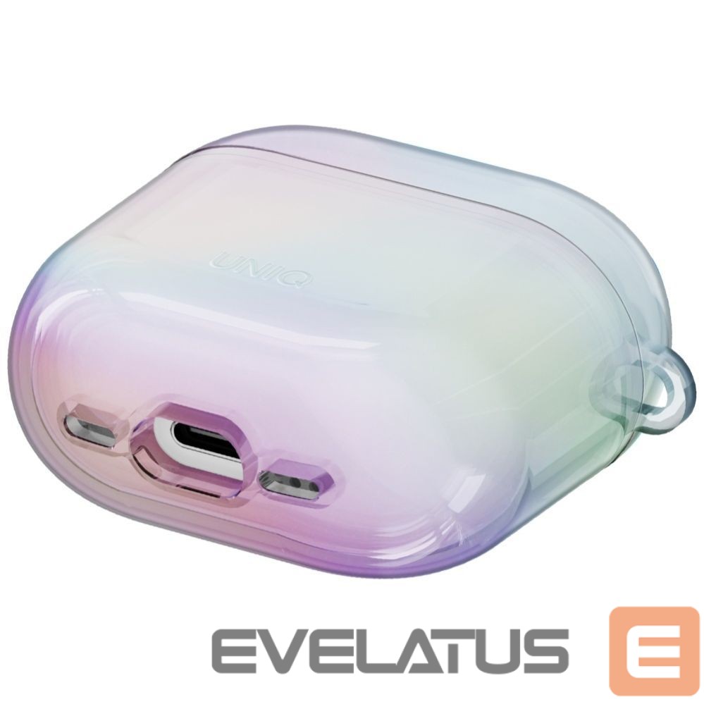 Kitos prekės UNIQ Uniq Iridescia case for AirPods 4 Hang Case - holo white