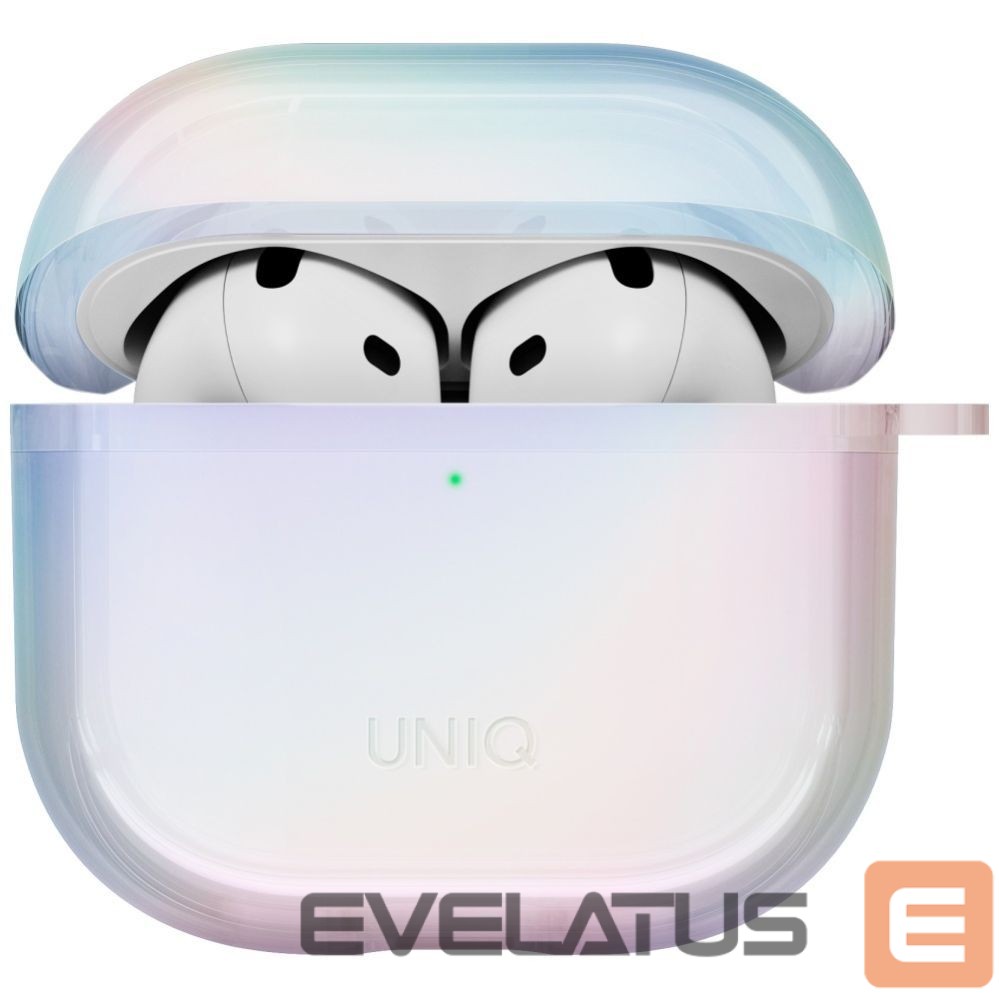 Kitos prekės UNIQ Uniq Iridescia case for AirPods 4 Hang Case - holo white