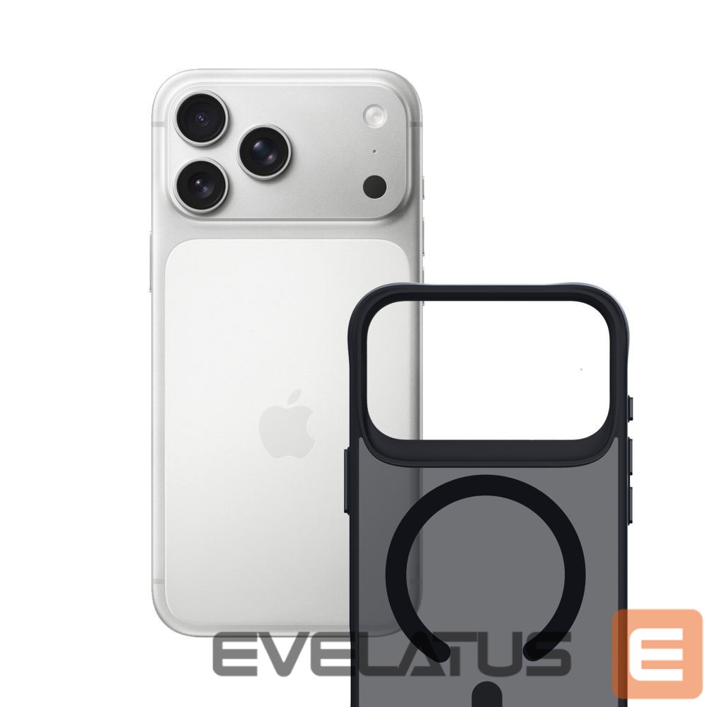 Kitos prekės 3MK 3mk Smoke MagCase for iPhone 17 Pro - Black Semi-Transparent
