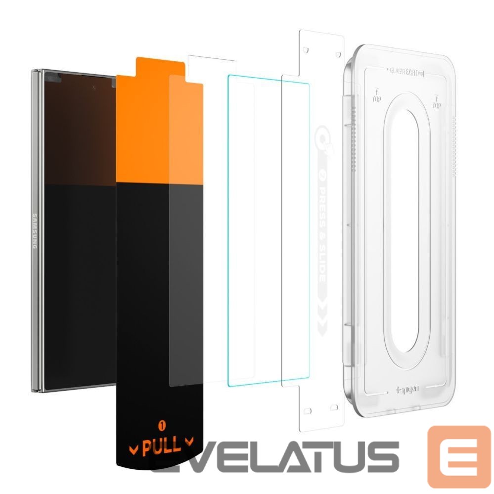 Kitos prekės Spigen Spigen Glas.TR EZ Fit Pro HD Tempered Glass for Samsung Galaxy Z Fold 7 - Transparent