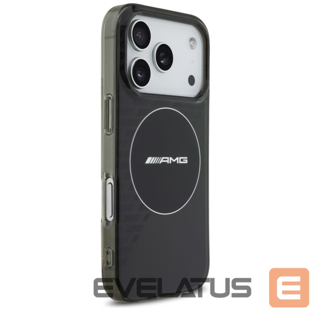 Kitos prekės Mercedes-Benz AMG Double Layer Transparent Smocked MagSafe Case for iPhone 17 Pro - Black