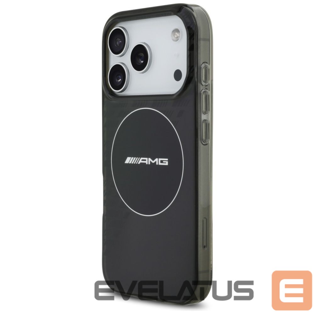 Kitos prekės Mercedes-Benz AMG Double Layer Transparent Smocked MagSafe Case for iPhone 17 Pro - Black