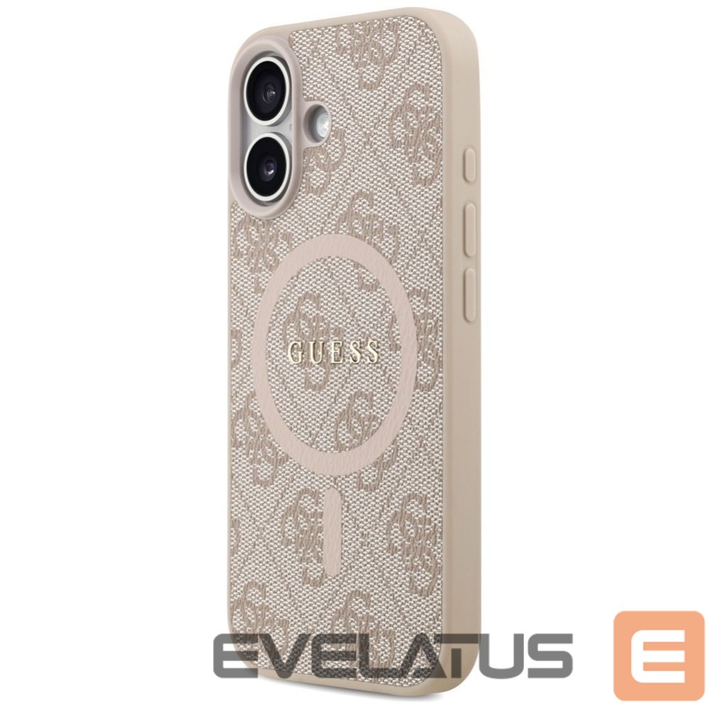 Kitos prekės Guess Guess 4G Ring Classic Logo MagSafe Case for iPhone 17 - Pink