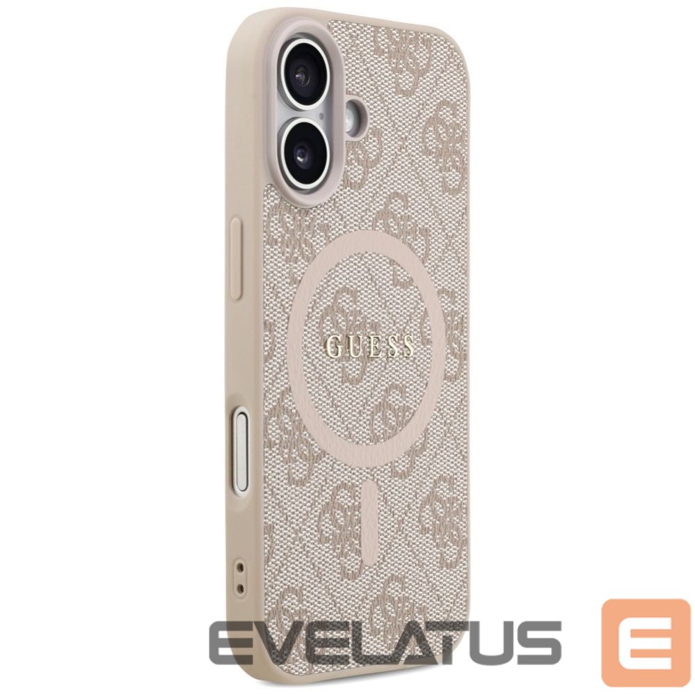 Kitos prekės Guess Guess 4G Ring Classic Logo MagSafe Case for iPhone 17 - Pink
