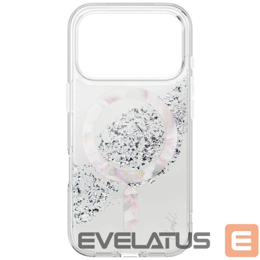 Kitos prekės UNIQ Uniq Coehl Crystelle Magnetic Charging case for iPhone 17 Pro - silver