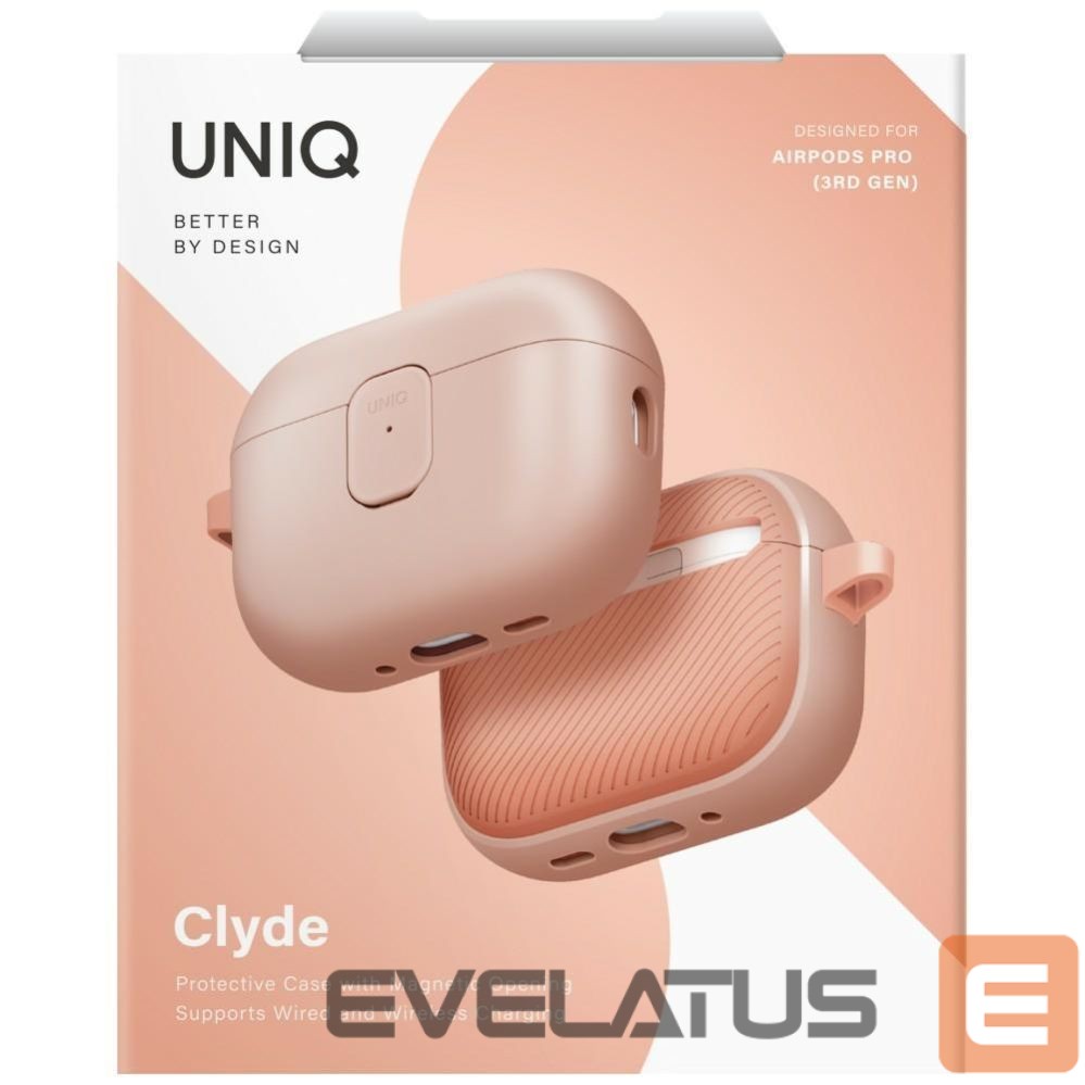 Kitos prekės UNIQ Uniq Clyde Case for AirPods Pro 3rd Gen - Pink
