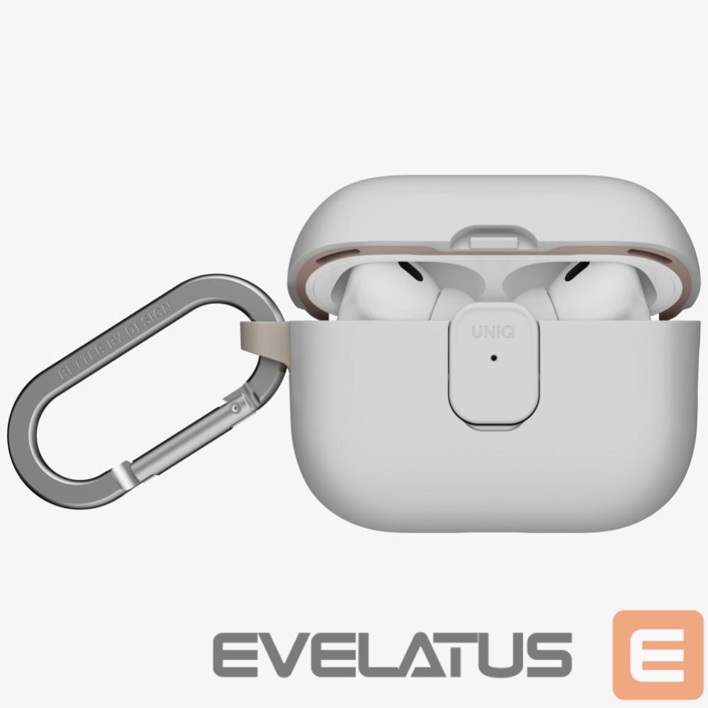Kitos prekės UNIQ Uniq Clyde Case for AirPods Pro 3rd Gen - Gray-Beige