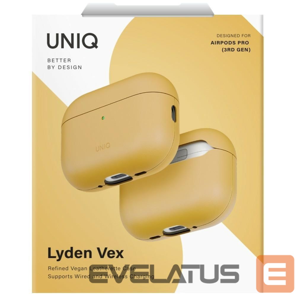 Kitos prekės UNIQ Uniq Lyden Vex Case for AirPods Pro 3 - Yellow
