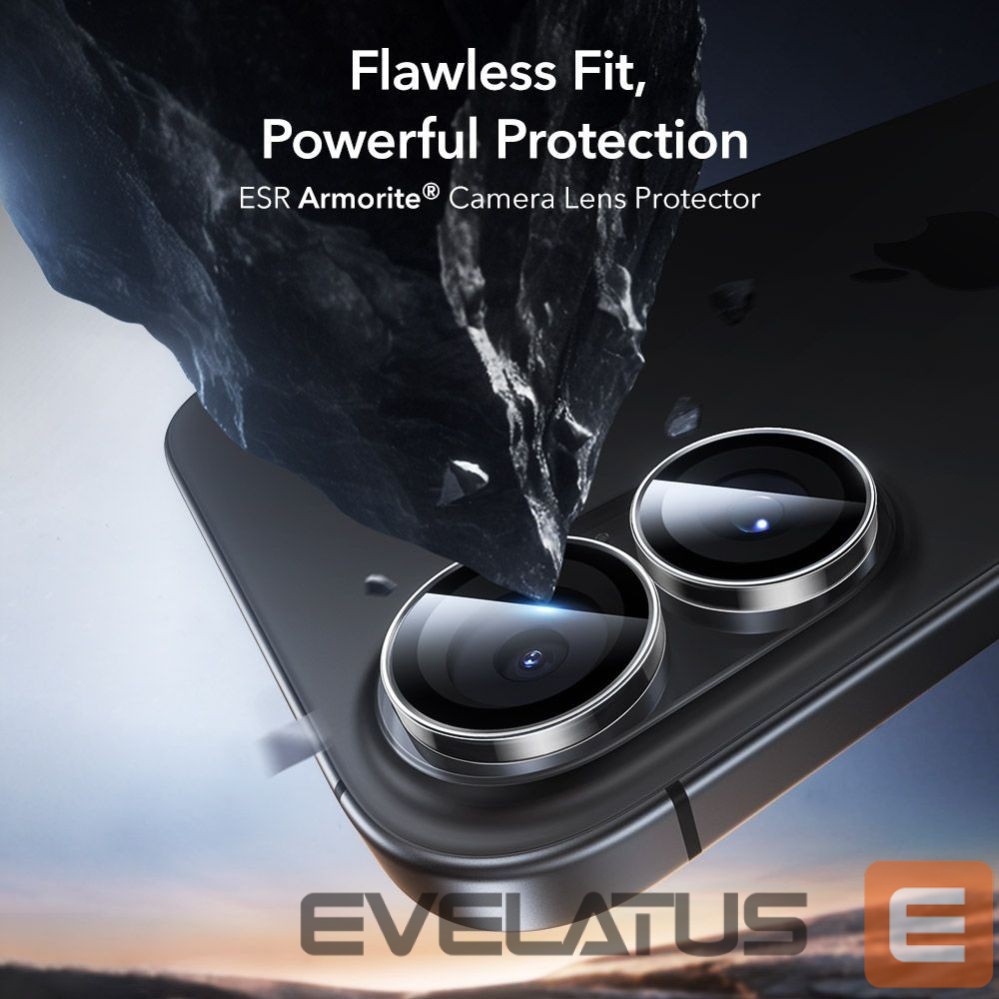 Kitos prekės ESR ESR Armorite Camera Cover for iPhone 16 / 16 Plus / 17 - Transparent