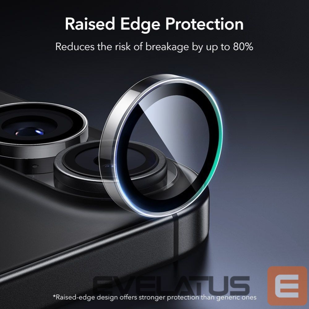 Kitos prekės ESR ESR Armorite Camera Cover for iPhone 16 / 16 Plus / 17 - Transparent