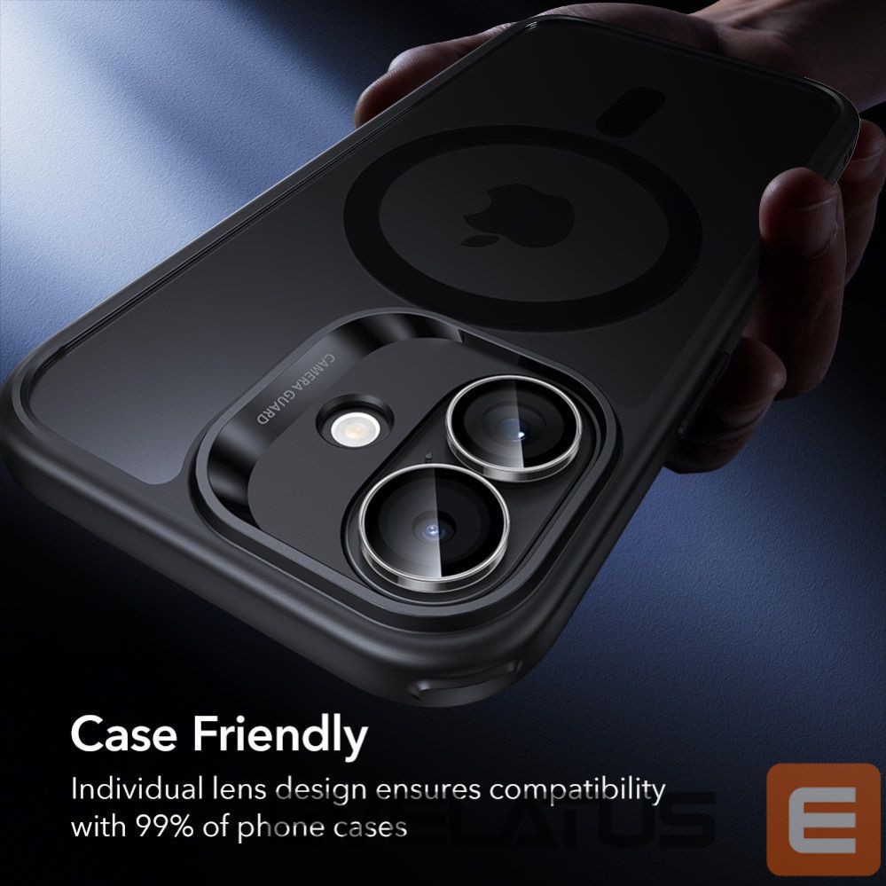 Kitos prekės ESR ESR Armorite Camera Cover for iPhone 16 / 16 Plus / 17 - Transparent