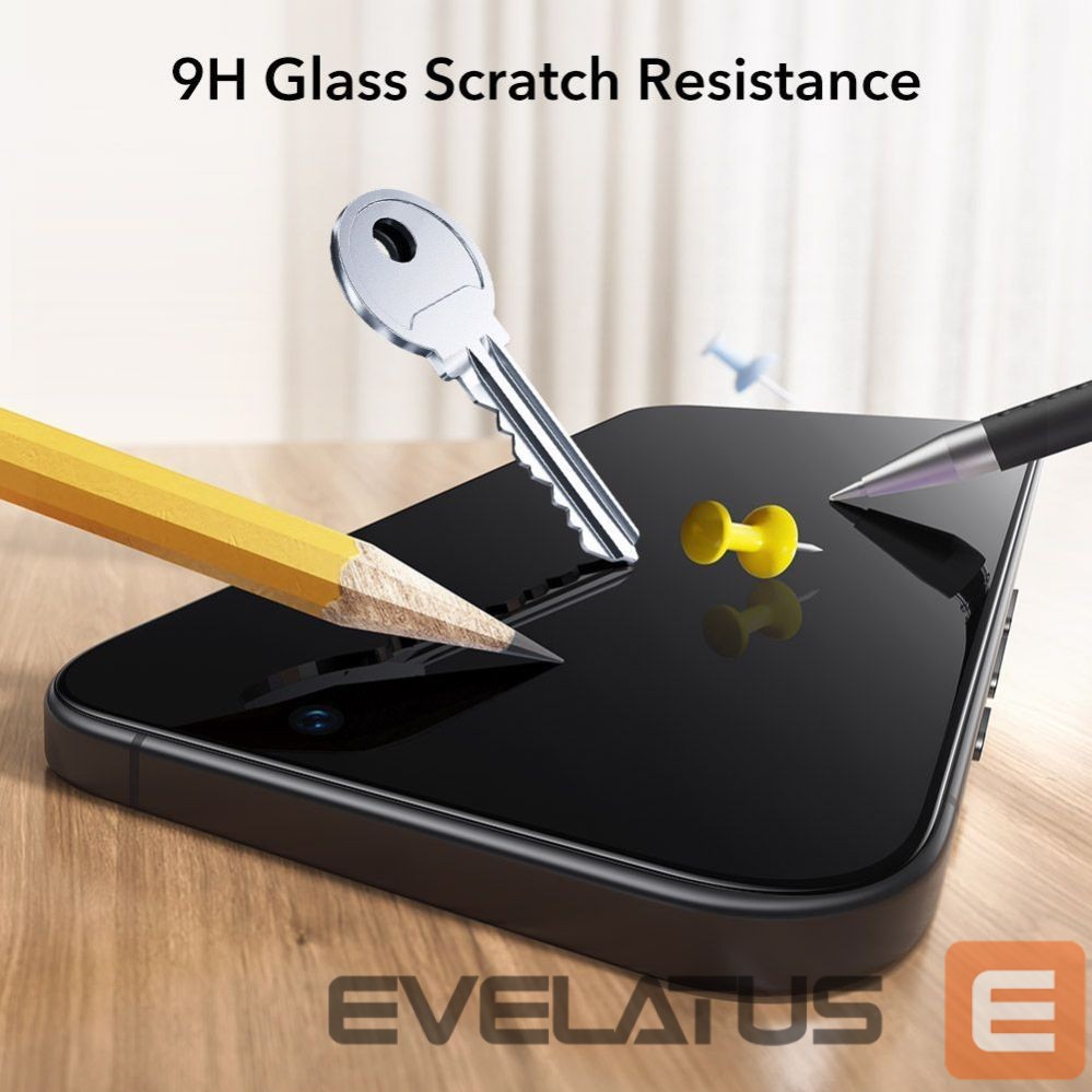 Kitos prekės ESR ESR UltraFit Tempered Glass 2-pack for iPhone 17 Pro - transparent