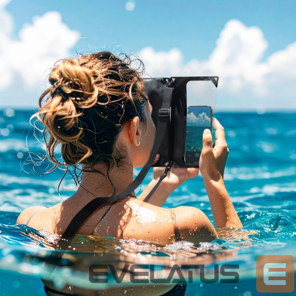 Kitos prekės Spigen Spigen A640 Waterproof Phone Bag - Black