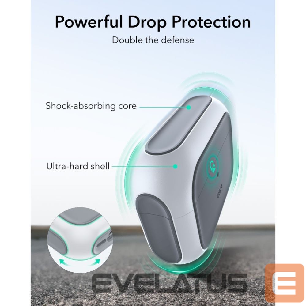 Kitos prekės ESR ESR Orbit HaloLock MagSafe case for AirPods Pro 3 - white
