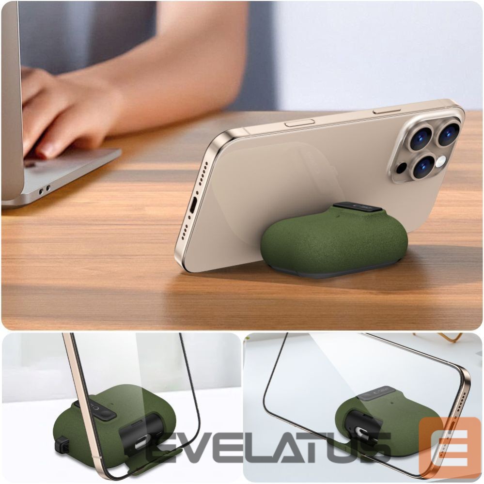 Kitos prekės Tech-Protect Tech-Protect Slim Hook Case for AirPods Pro 3 - Green