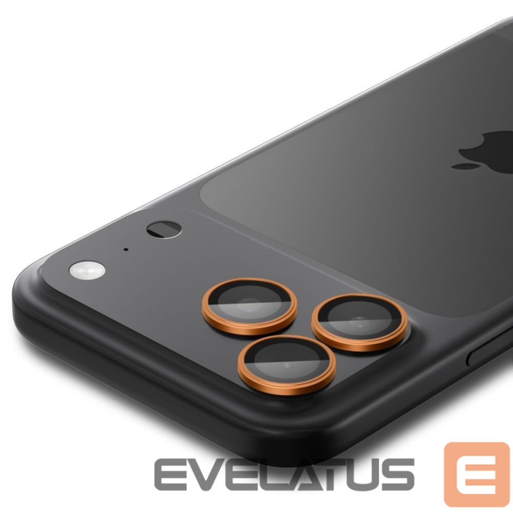 Kitos prekės Spigen Spigen Optik Pro Camera Lens Glass for iPhone 16 Pro / Max / 17 Pro / Max - Orange