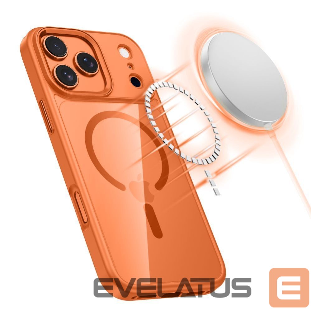 Kitos prekės Tech-Protect Tech-Protect MagMat MagSafe Case for iPhone 17 Pro - Transparent Orange