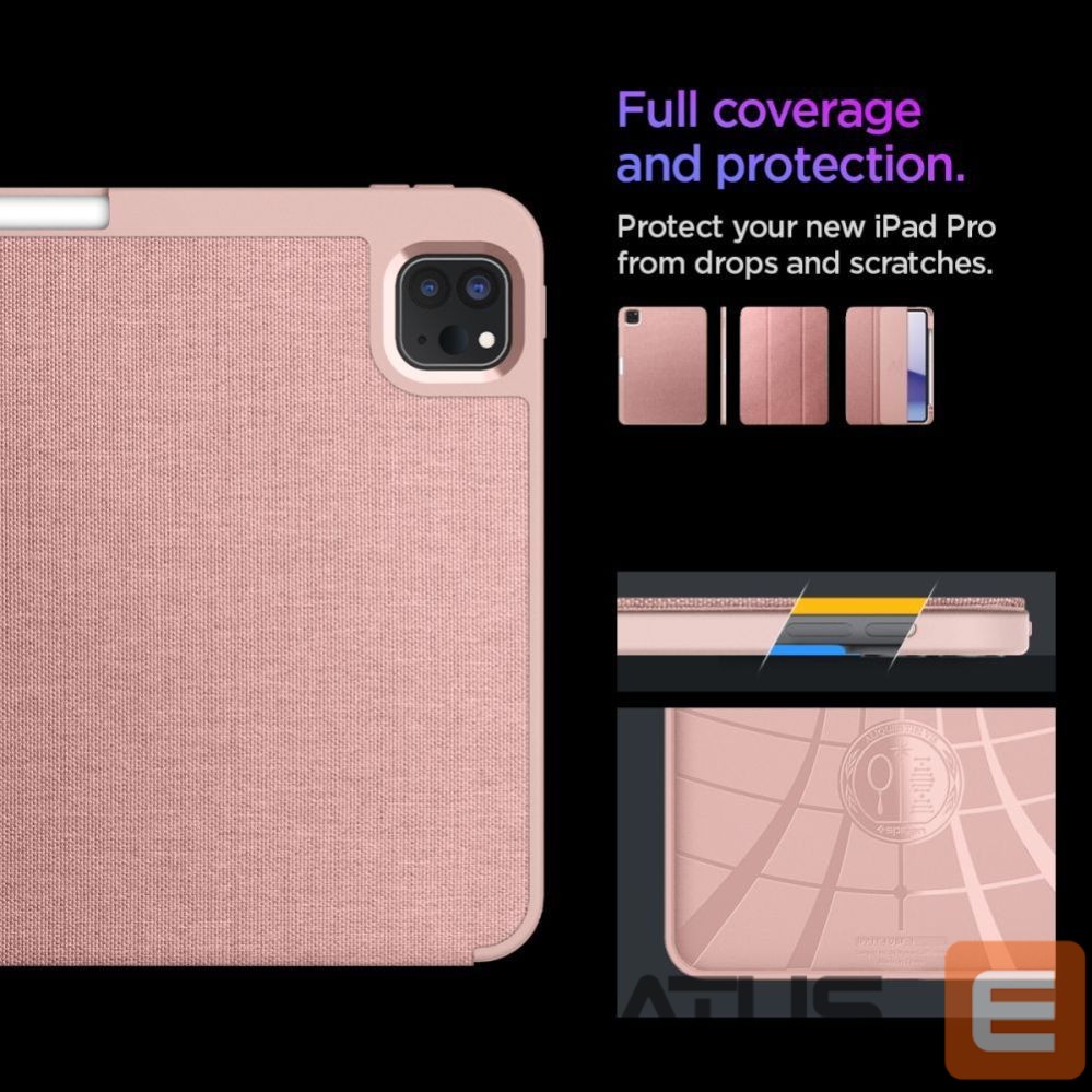 Kitos prekės Spigen Spigen Urban Fit Case for iPad Pro 11" 5 / 6 / 2024-2025 - Pink