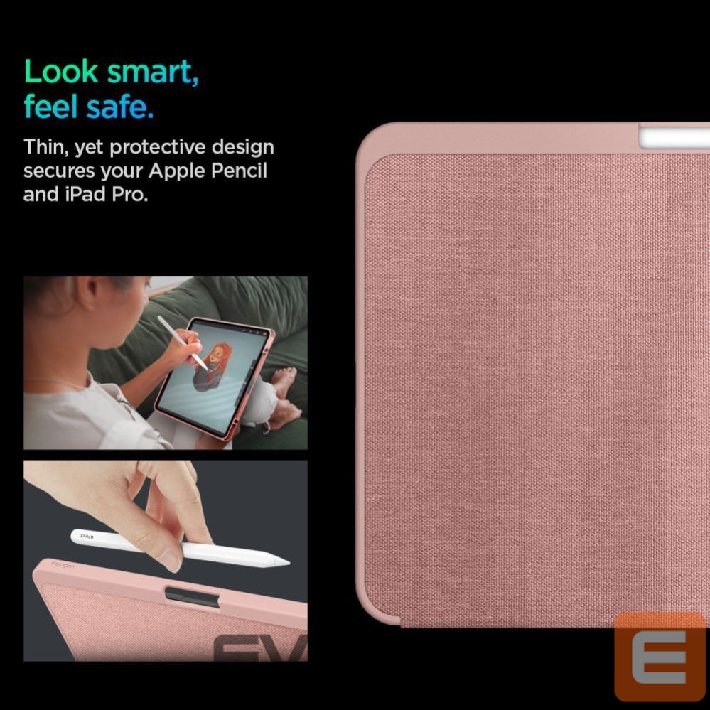 Kitos prekės Spigen Spigen Urban Fit Case for iPad Pro 11" 5 / 6 / 2024-2025 - Pink