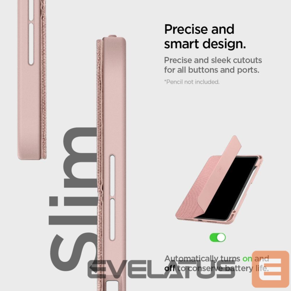Kitos prekės Spigen Spigen Urban Fit Case for iPad Pro 11" 5 / 6 / 2024-2025 - Pink