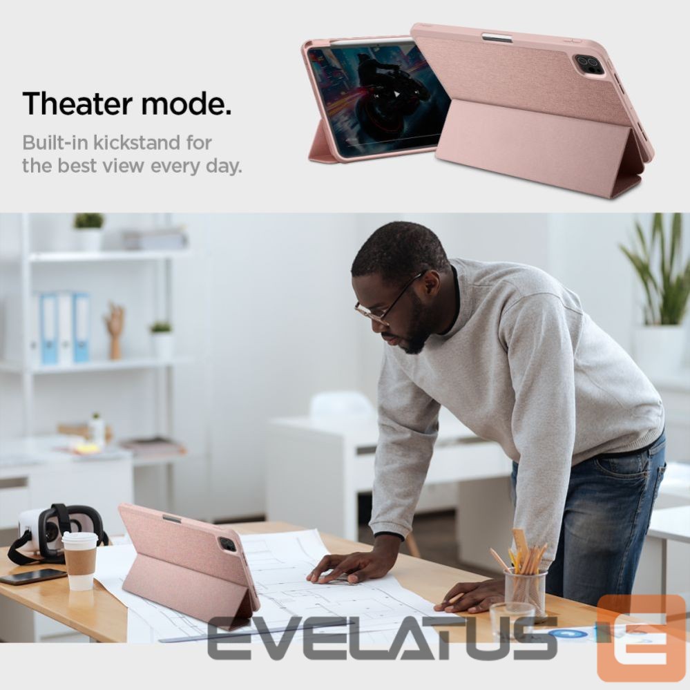 Kitos prekės Spigen Spigen Urban Fit Case for iPad Pro 11" 5 / 6 / 2024-2025 - Pink
