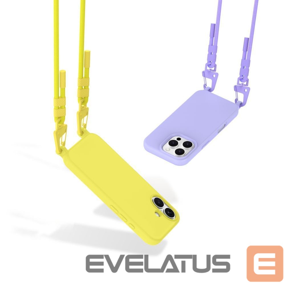 Kitos prekės Tech-Protect Tech-Protect Magnecklace MagSafe Case for iPhone 16 Pro - Yellow