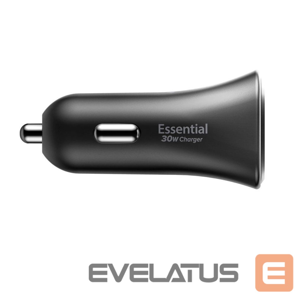 Kitos prekės Spigen Spigen Essential EV301 30W Car Charger - Black
