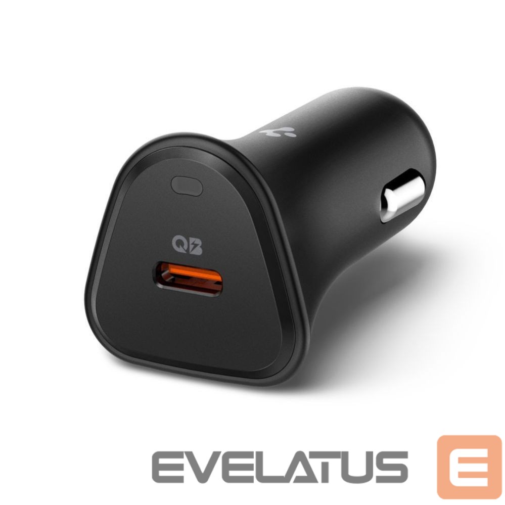 Kitos prekės Spigen Spigen Essential EV301 30W Car Charger - Black