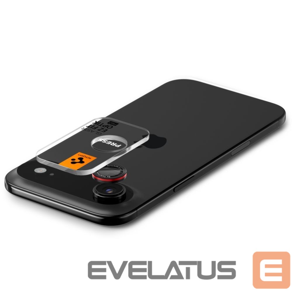 Kitos prekės Spigen Spigen Optik Pro L-Series 2-pack iPhone Air Lens Glass - Black and Red