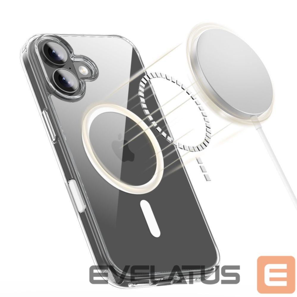 Kitos prekės Tech-Protect Tech-Protect Flexair Hybrid CC MagSafe Case for iPhone 17 - Clear