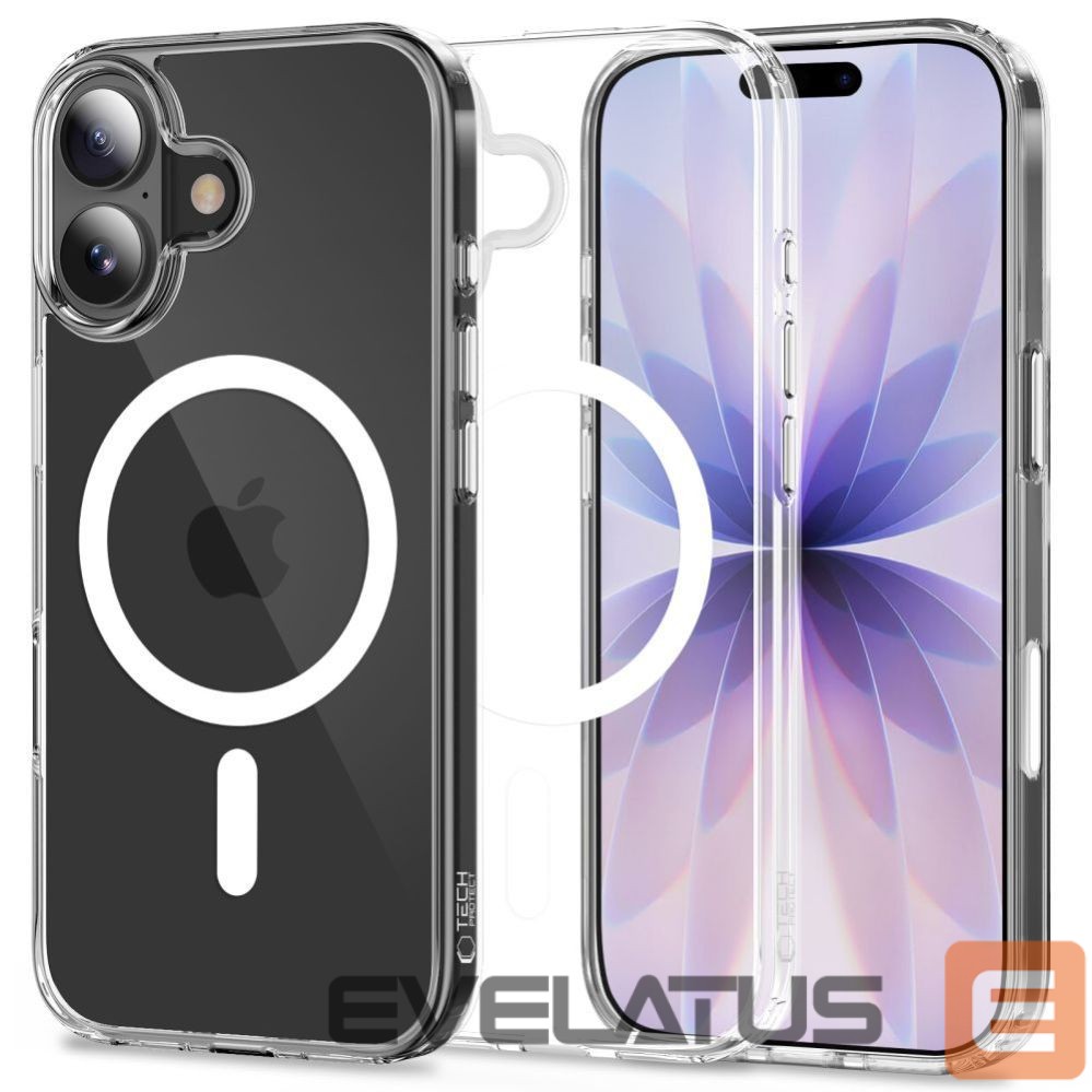 Kitos prekės Tech-Protect Tech-Protect Flexair Hybrid CC MagSafe Case for iPhone 17 - Clear